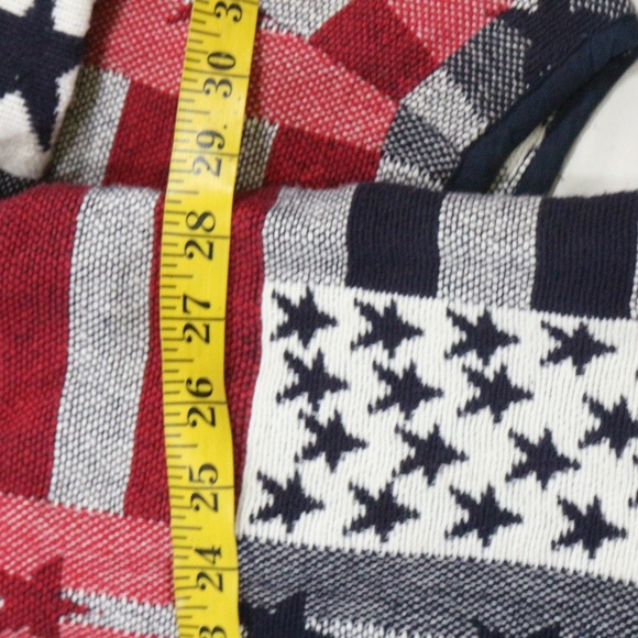 NEW IDENTITY Stars and Stripes Cardigan Sweater - Picture 6 of 7